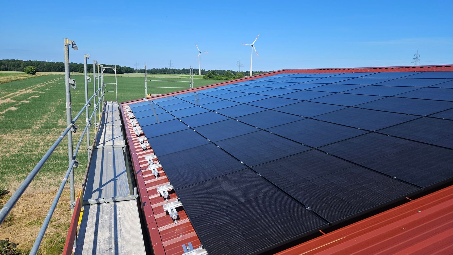 Photovoltaikanlage auf einem Dach